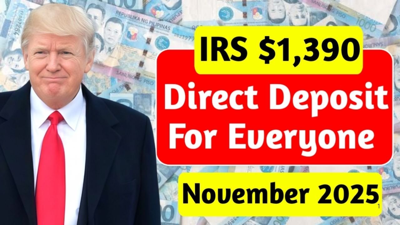 IRS $1,390 Direct Deposit November 2025: What’s Real, What’s Not & How to Get Actual Benefits