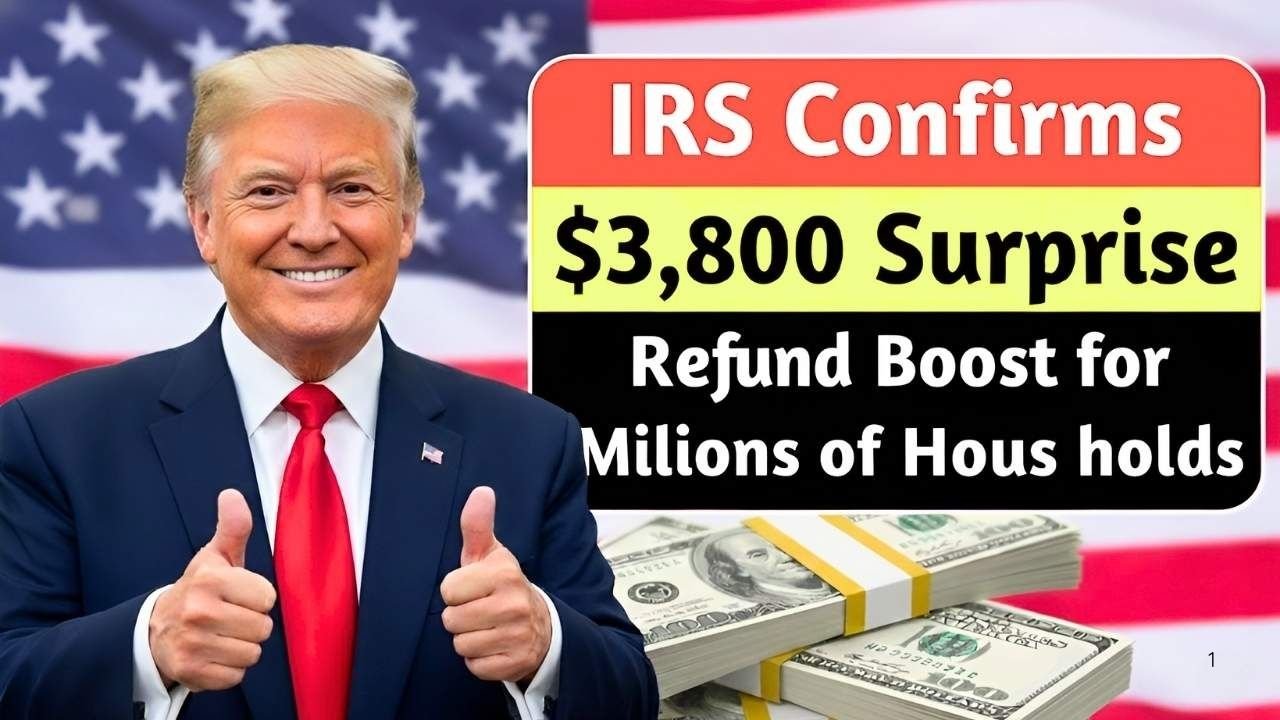IRS Confirms $3,800 Surprise Refund Boost for Millions of Americans in 2025